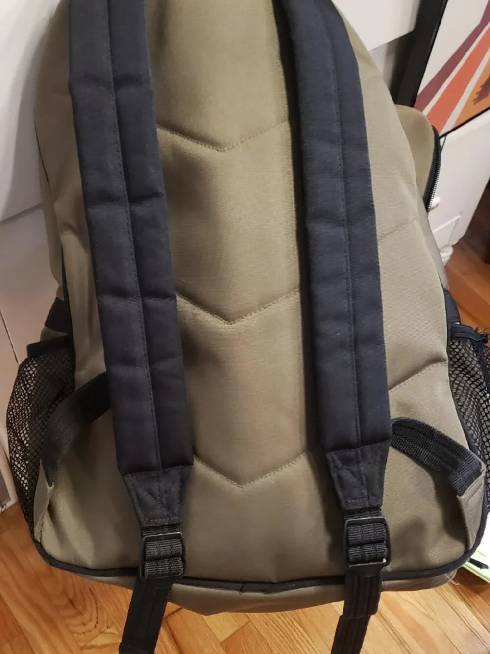 Catini Diaper Bag Backpack Tan Black Multi Pocket Travel